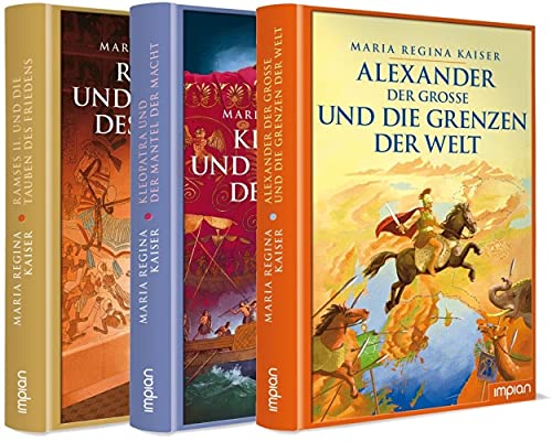 Das Altertum im Paket: Ramses II. und die Tauben des Friedens | Kleopatra und der Mantel der Macht | Alexander der Große und die Grenzen der Welt Das Altertum im Paket: Ramses II. und die Tauben des Friedens | Kleopatra und der Mantel der Macht | Alexander der Große und die Grenzen der Welt