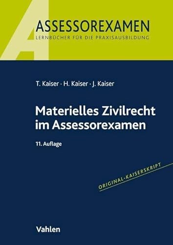 Materielles Zivilrecht im Assessorexamen von Vahlen Franz GmbH