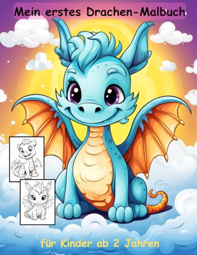 Drachen -mein erstes Malbuch für Kinder ab 2 Jahren -50 wunderschöne Motive -ein Muss für alle Drachen-Liebhaber ab 2 Jahren: -zum Ausmalen, Kritzeln ... -magisches Malbuch zum Zeitvertreib Drachen -mein erstes Malbuch für Kinder ab 2 Jahren -50 wunderschöne Motive -ein Muss für alle Drachen-Liebhaber ab 2 Jahren: -zum Ausmalen, Kritzeln ... -magisches Malbuch zum Zeitvertreib von Independently published