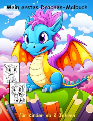 Drachen -mein erstes Malbuch für Kinder ab 2 Jahren -50 wunderschöne Motive -ein Muss für alle Drachen-Liebhaber ab 2 Jahren: -zum Ausmalen, Kritzeln ... -magisches Malbuch zum Zeitvertreib Drachen -mein erstes Malbuch für Kinder ab 2 Jahren -50 wunderschöne Motive -ein Muss für alle Drachen-Liebhaber ab 2 Jahren: -zum Ausmalen, Kritzeln ... -magisches Malbuch zum Zeitvertreib von Independently published