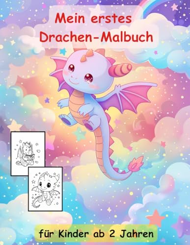 Drachen -mein erstes Malbuch für Kinder ab 2 Jahren -50 wunderschöne Motive: ein Muss für alle Drachen-Liebhaber ab 2 Jahren zum Ausmalen, Kritzeln ... mit einzigartigen Motiven als Ausmalbuch Drachen -mein erstes Malbuch für Kinder ab 2 Jahren -50 wunderschöne Motive: ein Muss für alle Drachen-Liebhaber ab 2 Jahren zum Ausmalen, Kritzeln ... mit einzigartigen Motiven als Ausmalbuch von Independently published