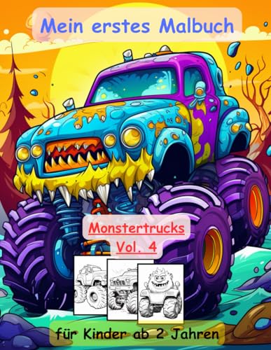 Monstertrucks Vol.4 -mein erstes Malbuch für Kinder ab 2 Jahren -50 wunderschöne Motive: ein Muss für alle Monstertrucks-Liebhaber ab 2 Jahren zum ... mit einzigartigen Motiven als Ausmalbuch Monstertrucks Vol.4 -mein erstes Malbuch für Kinder ab 2 Jahren -50 wunderschöne Motive: ein Muss für alle Monstertrucks-Liebhaber ab 2 Jahren zum ... mit einzigartigen Motiven als Ausmalbuch von Independently published