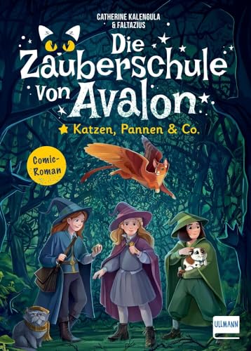 Die Zauberschule von Avalon - Katzen, Pannen & Co.: Eine packende Mischung aus Abenteuerroman und Graphic Novel für Kinder ab 8 Jahren - voller Freundschaft, Abenteuer und Zauberei!
