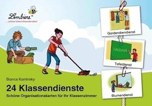 24 Klassendienste. Schöne Organisationskarten für Ihr Klassenzimmer: Grundschule, fächerübergreifend, Klasse 1-4. Organisationskarten zur sofortigen Verwendung 24 Klassendienste. Schöne Organisationskarten für Ihr Klassenzimmer: Grundschule, fächerübergreifend, Klasse 1-4. Organisationskarten zur sofortigen Verwendung