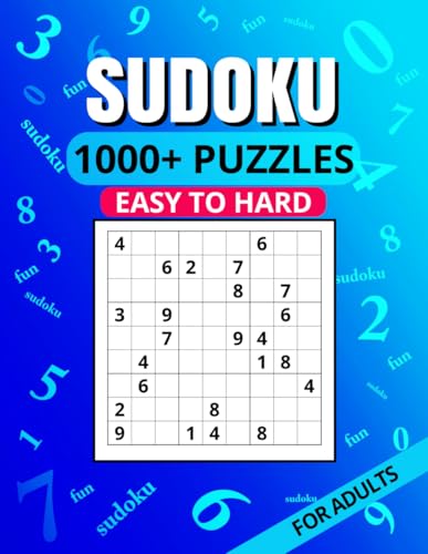 1,000+ Sudoku Puzzles for Adults: 1,000+ Brain-Boosting Sudoku Puzzles for Adults | Three Difficulty Levels | QR Code or Link to Answers – Perfect for Adults & Seniors Who Love Brain Challenges! von Independently published