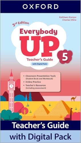 Everybody Up! 5. Teacher's Book Pack 3rd Edition: Print Teacher's Guide and 4 years' access to Classroom Presentation Tools, Online Practice and ... Oxford English Hub (Everybody Up 3rd Edition) Everybody Up! 5. Teacher's Book Pack 3rd Edition: Print Teacher's Guide and 4 years' access to Classroom Presentation Tools, Online Practice and ... Oxford English Hub (Everybody Up 3rd Edition) von Oxford University Press España, S.A.