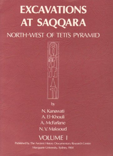 Excavations at Saqqara: North-West of Teti's Pyramid