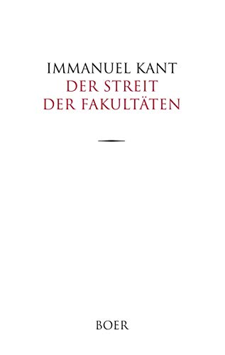 Der Streit der Fakultäten
