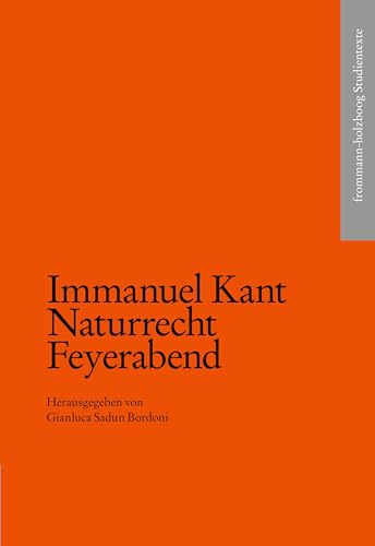Naturrecht Feyerabend (frommann-holzboog Studientexte)