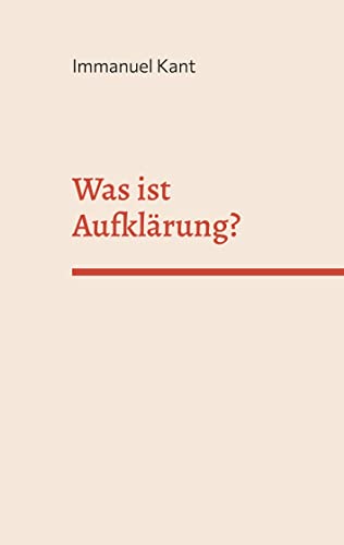 Was ist Aufklärung? Was ist Aufklärung?
