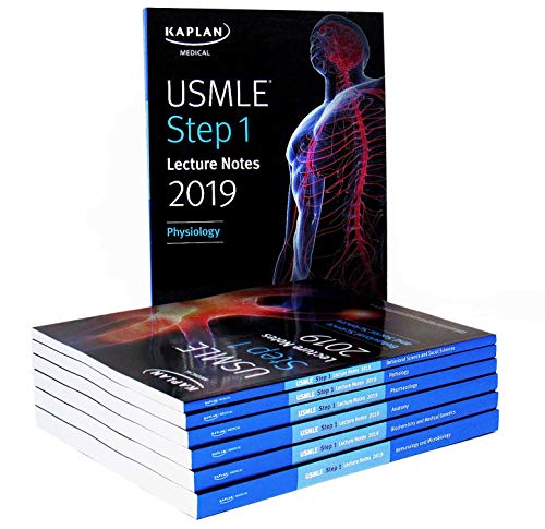 USMLE Step 1 Lecture Notes 2019: 7-Book Set (Kaplan Test Prep)