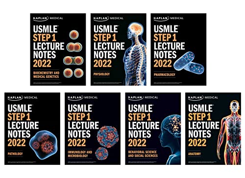 USMLE Step 1 Lecture Notes 2022: 7-Book Set (USMLE Prep)