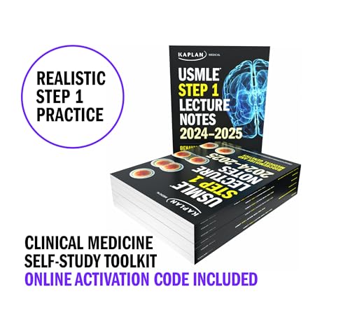 USMLE Step 1 Self-Study Toolkit 2024-2025: Lecture Notes + Qbank