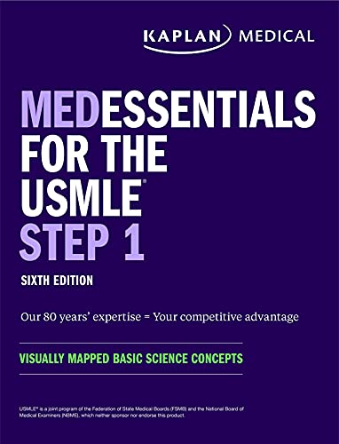 medEssentials for the USMLE Step 1: Visually mapped basic science concepts (USMLE Prep)