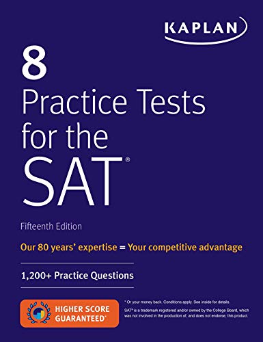 8 Practice Tests for the SAT: 1,200+ SAT Practice Questions (Kaplan Test Prep) von Kaplan