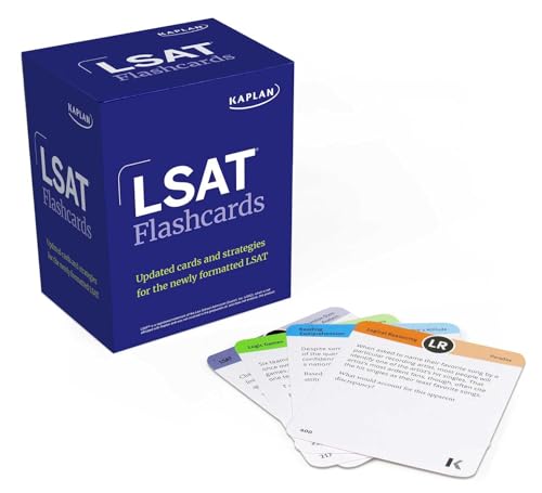 LSAT Prep Flashcards: Updated cards and strategies for the newly formatted LSAT (Kaplan Test Prep) von Kaplan Test Prep