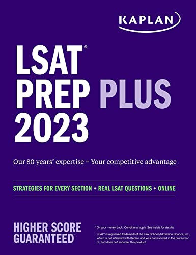 LSAT Prep Plus 2023: Strategies for Every Section + Real LSAT Questions + Online (Kaplan Test Prep) von Kaplan Test Prep