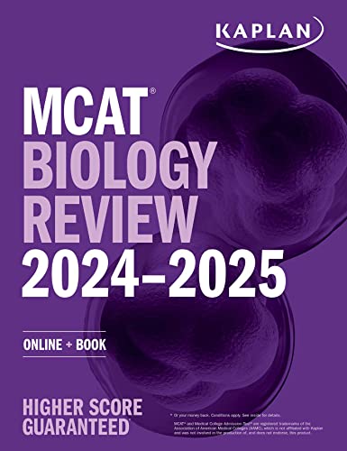 MCAT Biology Review 2024-2025: Online + Book (Kaplan Test Prep) von Kaplan Test Prep