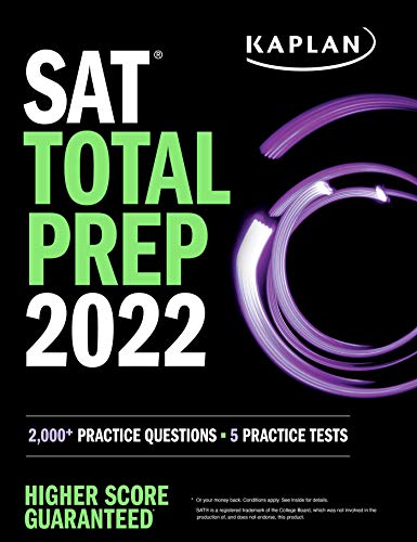 SAT Total Prep 2022: 2,000+ Practice Questions + 5 Practice Tests (Kaplan Test Prep) von Kaplan