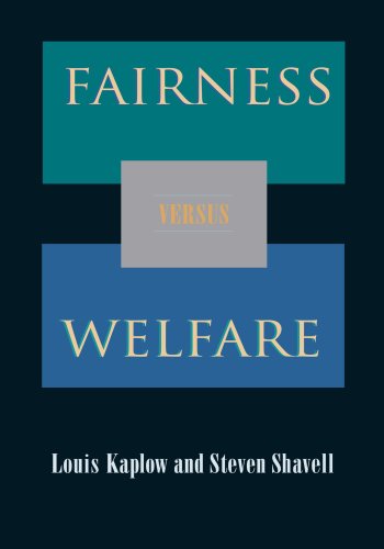 Fairness versus Welfare von Harvard University Press