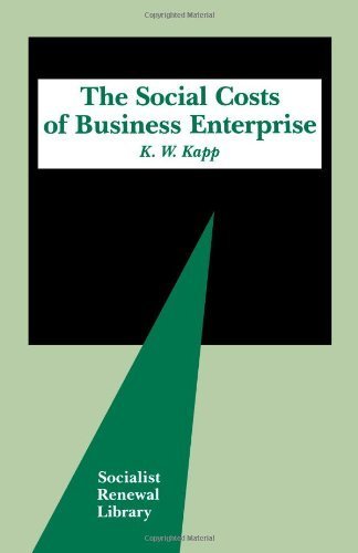 The Social Costs of Business Enterprise (Socialist Renewal Library) von Spokesman Books