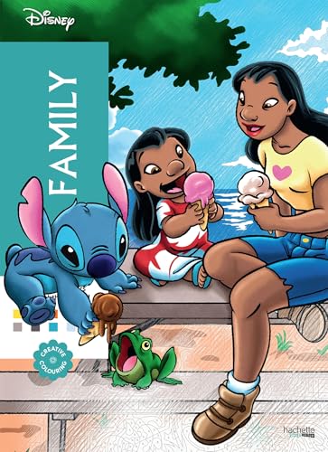Mystery Colouring - Family: Reveal iconic Disney characters with colour by number von Hachette Heroes