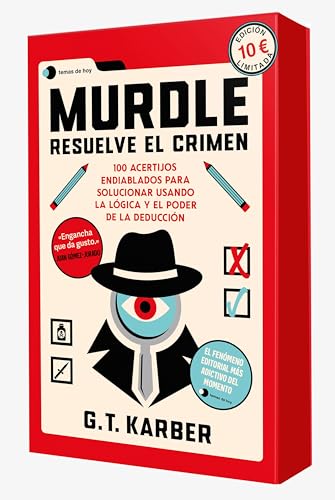 Murdle: Resuelve el crimen: EDICIÓN CANTOS TINTADOS / 100 acertijos endiablados para solucionar usando la lógica y el poder de la deducción (Voces de hoy) von Ediciones Temas de Hoy