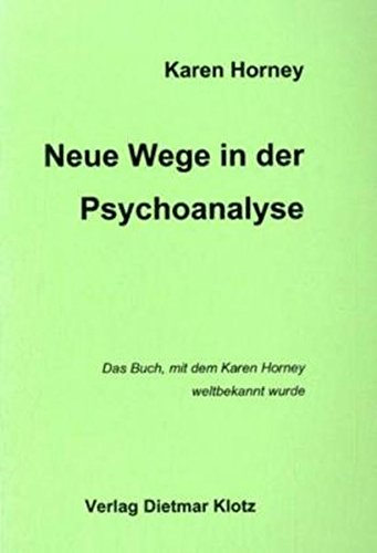 Neue Wege in der Psychoanalyse von Klotz, Magdeburg