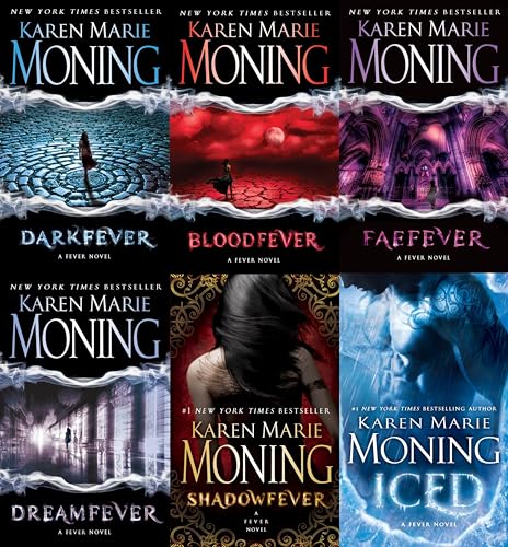 A Complete 6-book Karen Marie Moning Fever Series Collection [Darkfever, Bloodfever, Faefever, Dreamfever, Shadowfever, and Iced]