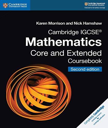 Cambridge Igcse Mathematics Core and Extended Coursebook (Cambridge International Igcse)