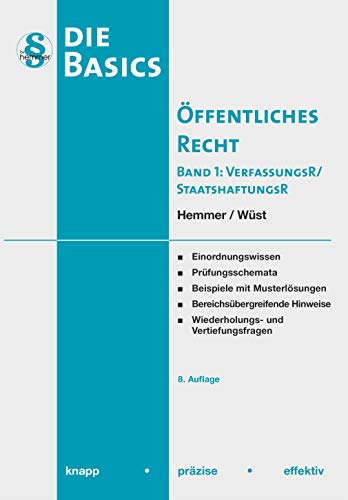Die Basics Öffentliches Recht I: Verfassungsrecht, Staatshaftungsrecht (Skripten - Öffentliches Recht)