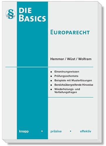 11000 - Skript Basics - Europarecht (Skripten - Öffentliches Recht) von hemmer/wüst Verlagsgesellschaft mbH