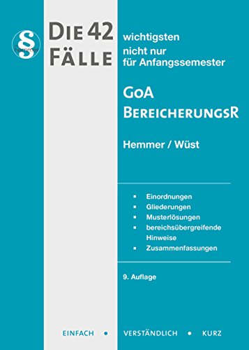 Die 42 wichtigste Fälle zur GoA und zum Bereicherungsrecht (Skripten - Zivilrecht)