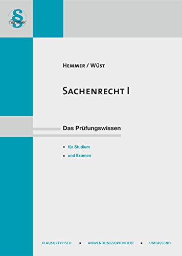 14000 - Skript Sachenrecht I (Skripten - Zivilrecht) von hemmer/wüst Verlagsgesellschaft mbH