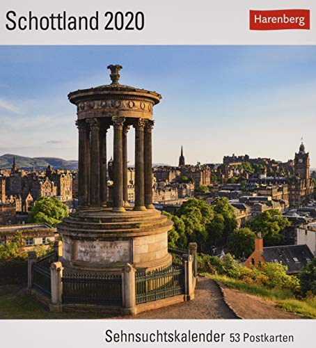 Schottland Postkartenkalender 2020. Wochenkalendarium. Blockkalender. Format 16 x 17,5 cm: Sehnsuchtskalender, 53 Postkarten