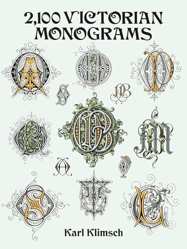 2,100 Victorian Monograms (Dover Pictorial Archive Series)