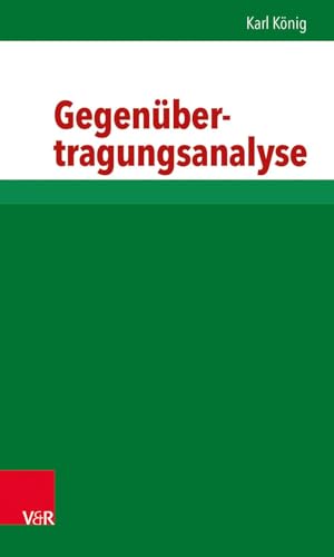 Gegenübertragungsanalyse von Vandenhoeck + Ruprecht