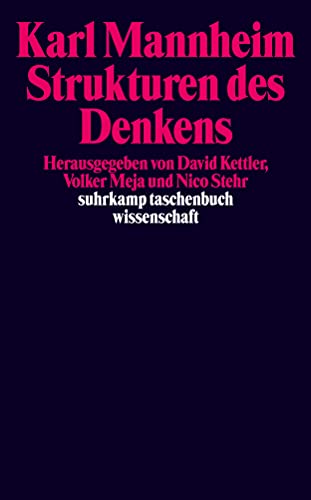 Strukturen des Denkens (suhrkamp taschenbuch wissenschaft) von Suhrkamp Verlag AG