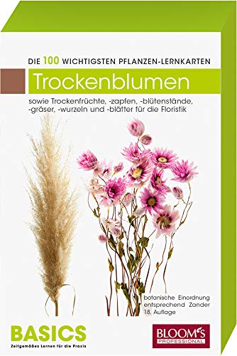 Trockenblumen/Trockenfloralien: Die 100 wichtigsten Pflanzen-Lernkarten Trockenblumen/Trockenfloralien: Die 100 wichtigsten Pflanzen-Lernkarten