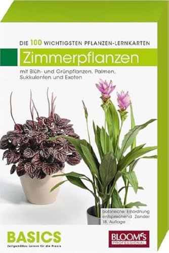 Zimmerpflanzen: Die 100 wichtigsten Pflanzen-Lernkarten