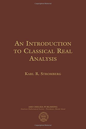 An Introduction to Classical Real Analysis (AMS Chelsea Publishing) von American Mathematical Society