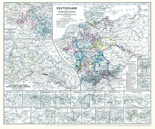 Historische Karte: DEUTSCHLAND 1742-1803 - Siebenjähriger Krieg 1756-1763 (Plano) von Verlag Rockstuhl