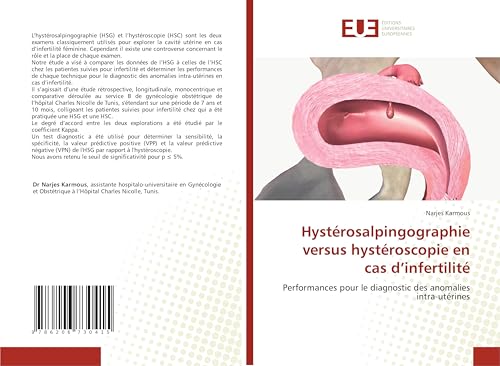 Hystérosalpingographie versus hystéroscopie en cas d’infertilité: Performances pour le diagnostic des anomalies intra-utérines von Éditions universitaires européennes
