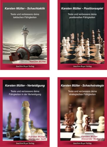 Karsten Müller - 4er Bundle: Schachtaktik + Schachstrategie + Verteidigung + Positionsspiel Karsten Müller - 4er Bundle: Schachtaktik + Schachstrategie + Verteidigung + Positionsspiel
