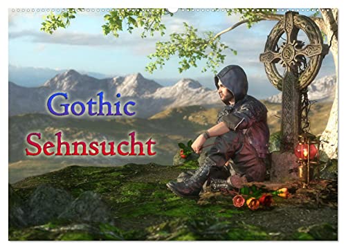 Gothic Sehnsucht (Wandkalender 2025 DIN A2 quer), CALVENDO Monatskalender