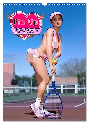 Pin Up Sport (Wandkalender 2024 DIN A3 hoch), CALVENDO Monatskalender