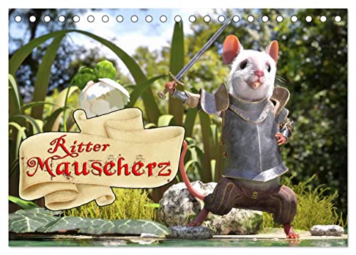 Ritter Mauseherz (Tischkalender 2024 DIN A5 quer), CALVENDO Monatskalender von CALVENDO