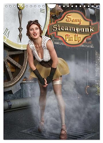 Sexy Steampunk Pin Up (Wandkalender 2024 DIN A4 hoch), CALVENDO Monatskalender von CALVENDO