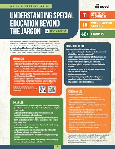 Understanding Special Education Beyond the Jargon (Quick Reference Guide) von ASCD