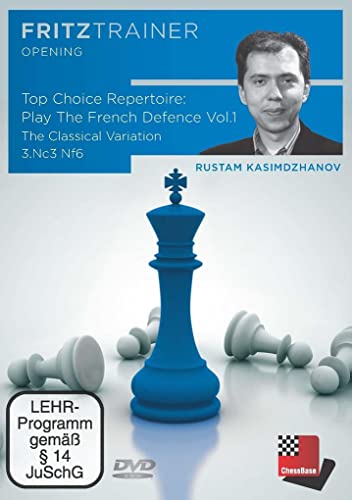 Top Choice Repertoire: Play The French Defence Vol.1: Fritztrainer: interaktives Videoschachtraining von Chess-Base